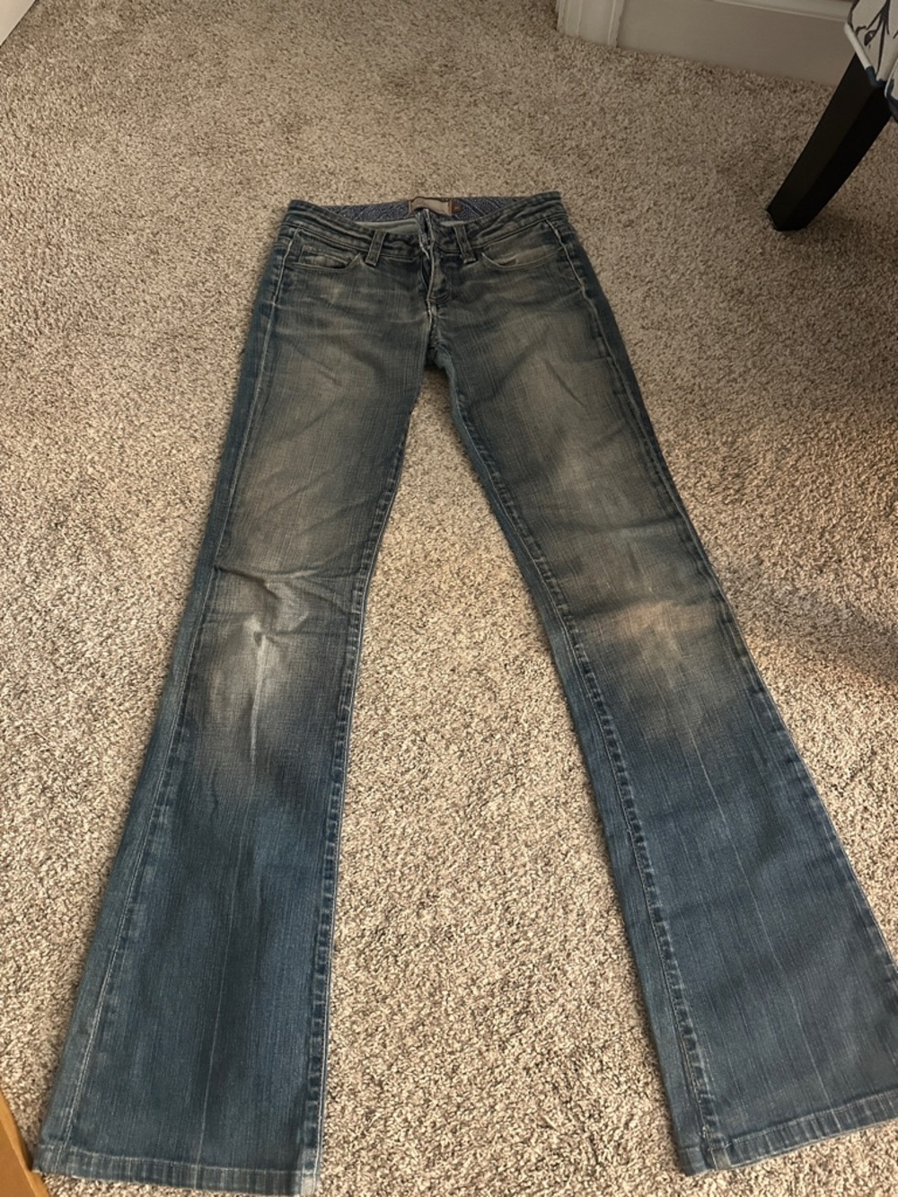 PAIGE Women’s Faded Blue Flare Jeans